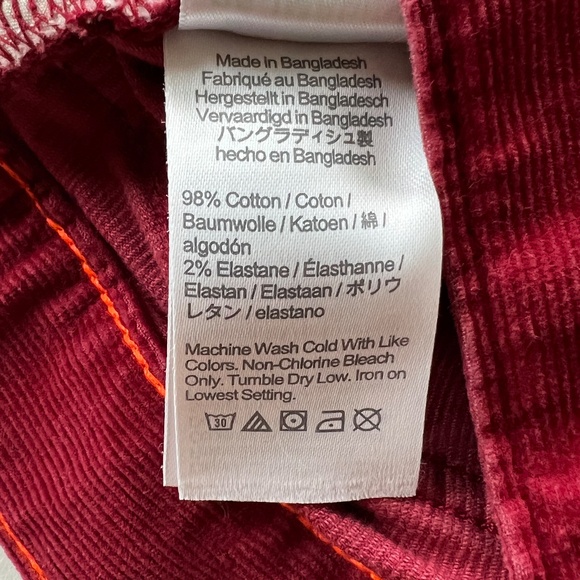 CREWCUTS Straight Fit Stretch Corduroy Pants - Kids Size 12 - Picture 8 of 13